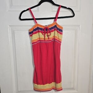 Derek Heart S Small Vibrant Striped Mini Dress